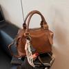 Bolso Cruzado de Hombro Versátil Nuevo para Mujer 2026 Estilo Coreano Casual Bolso Almohada Bolso de Mano Retro Gran Capacidad Moderno