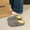 Sapatos Birkenstock de Camurça para Mulheres, Novo Modelo 2026, Tamancos Birkenstock para Pesca ao Ar Livre na Primavera e Outono, Meias-Pantufas Slip-On