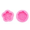 Molde de silicona para trazado de líneas de tulipán y camelia, molde para vela con aroma a rosa, molde para arcilla con pegamento, molde para cerámica blanda