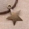35x 29mm 6.8g multicolor Accesorios vintage europeos y americanos colgante de sol, luna y estrellas estrella de cinco puntas