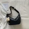 Bolsa Transversal de Ombro Único Casual e Estilosa Minimalista Shuai Mi Home com Textura da Moda, Novo Modelo 2026 Bolsa Dumpling de Nicho
