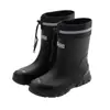 (Ecológico) Botas de Lluvia de Moda Transfronterizas para Hombre, Suela Suave para Parejas al Aire Libre, Zapatos Impermeables Versátiles, Talla Grande Antideslizantes de Goma para Cocina
