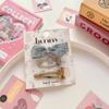 Pinza para el pelo de dibujos animados de color Galaxia Cósmica Nueva de Primavera para Niños, Lindo Lazo Brillante de Seda, Accesorios para el Cabello con Purpurina, Tocado