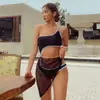 Maiô Feminino Sexy Peça Única Triângulo Cobertura da Barriga Slim Biquíni Coreano ins Fã de Conto de Fadas Férias Fonte Termal Roupa de Banho