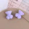 Acessórios de Joias DIY de Urso Flocado de Pelúcia Tridimensional Desenho Animado Fofo Versátil para Outono e Inverno Japonês e Coreano, com Furo Horizontal, Contas - Atacado