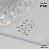 Explosiones Arte de uñas japonés blanco k9 con forma plana mini súper brillante pequeño diamante roto accesorios de uñas diarios venta directa