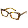 Gafas de Pose Exagerada de Nicho Estilizadas de Hip-Hop Marco Decorativo Popular Europeo y Americano Gafas de Espejo Plano 131 H2384