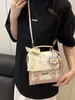 2025 Nueva Mochila de Verano para Mujer Estilo K Versátil Simple Moda Bolsa de Viaje Ins Nicho Mochila para Estudiante Tendencia