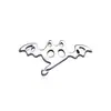 Accesorios Hechos a Mano para Piercings DIY F136 Aleación de Titanio Lazo Mariposa Murciélago Joyería Aretes Modernos
