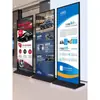 Suporte de exibição vertical de chão painel de publicidade painel de exibição porta tipo Liping banner rolável promocional painel KT imagem