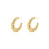 Brincos de Ervilha Quentes Transfronteiriços Vendendo Muito Brincos Exquisitos Vendendo Muito Estilo Ins Luxo Acessível Brincos Elegantes Joias de Ouro para Orelha