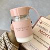 Vaso grueso de gran capacidad estilo coreano lindo para hombres y mujeres de alto valor antiquemaduras simple nuevo ins taza de té portátil