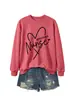 Enfermeira registrada loja independente Amazon eBay moletom esportivo casual simples feminino outono e inverno manga longa