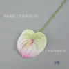 Anturio Rojo Artificial Tallo Único Impreso en 3D Decoración del Hogar Arreglo Floral Paisajismo de Jardinería Ingeniería Configuración de Atmósfera