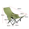 Silla Plegable Personalizada para Exteriores Picnic Camping Ajustable en Tres Velocidades con Reposapiés Silla Luna Silla Plegable Portátil