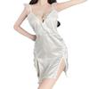Lin Linting Ropa Interior Sexy Sexy Sling Sin Espalda Camisón Deseo Puro Uniforme Tentación Traje Pasión Caliente 2555