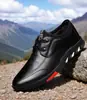 Zapatos Casuales de Cuero, Zapatos de Trabajo, Zapatos de Chef para Hombre, Antideslizantes, Impermeables, Resistentes al Aceite, Zapatos de Trabajo de Cuero Específicos para Cocina para Primavera y Otoño