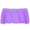 Amazon Falda de Mesa Desechable de Color Sólido Mantel Impermeable y a Prueba de Aceite Decoración para Fiesta de Cumpleaños Boda Juego de Faldas de Mesa