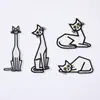 Parches de Tela Bordados de Gato Blanco, Pegatinas Autoadhesivas Termoadhesivas, Insignias Bordadas por Computadora, Accesorios para Maletas, Decoraciones para Fundas de Teléfono