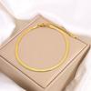 Pulsera Diy de Perlas de Arroz de Acero Inoxidable para Niñas Moda de Alta Gama Simple Lujo Ligero Color Versátil Resistente al Desgaste Pulsera Diy