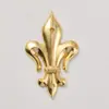 B- 420 esquina decorativa de esquina de esquina decorativa para muebles imitación oro pieza de esquina de esquina de caja de madera de varilla de hierro 53*33MM