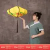 Lanternas Personalizadas de Formato Especial Chinês Pintadas à Mão Chandelie de Tecido Formato de Disco Voador Lâmpadas para Abertura de Hotel Casa de Chá Restaurante de Hot Pot