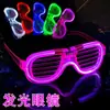 Óculos Flash Disco Brilhantes Atacado LED Luz Fria Persianas Bar Suprimentos Fluorescentes Ktv Brinquedos de Torcida Transfronteiriço