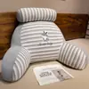 Cojín cabecero de seda helada, respaldo grande, almohada de maternidad, cojín suave para sofá, cojín de soporte lumbar, almohada de lectura para cama para verano