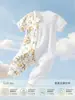 Saco de Dormir para Bebé Verano Gasa Estilo Delgado Piernas Separadas Anti-Patadas Colcha Habitación con Aire Acondicionado Pijama de Bebé Bata de Dormir de una Pieza Modelo Nuevo 2026