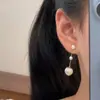 Aleación de cobre Pendientes de borla encantadores de perla 2023 nuevo diseño de nicho pendientes de alto grado temperamento todo-partido oreja