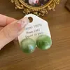 Brincos Redondos Coloridos Tendência com Pedra Olho de Gato para Mulheres, Brincos Dopamina Doces e Versáteis com Toque de Luxo, Atacado