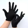 Guantes de Trabajo de Algodón Blanco Etiqueta y Guantes de Protección Cultural Protección Laboral Trabajo Industrial Inspección de Calidad Protectores Engrosados Resistentes al Desgaste Comercio Exterior Venta al por Mayor