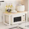 Estante de Almacenamiento de Cocina Estante de Almacenamiento de Múltiples Niveles Encimera Multifuncional Estante de Almacenamiento para Microondas y Olla Arrocera de Cocina