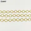 Bc262 Geométrico Clássico Grande em Forma de O Textura Redonda Acessórios de Latão Corrente de Colar Artesanal DIY