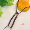 Fio Multicolorido Artesanalmente Tecido Nó Vajra Cordão de Pulseira Semi-Acabado para Enfiamento de Contas da Sorte e Pulseiras com Pingentes de Ouro