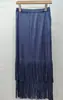 Falda de Borlas Dulce y Moderna para Mujer, Nueva, Elegante y a la Moda, Plisada Issey Miyake, Calidad Boutique, Verano 2026