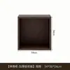 Estantería Modular Estilo Vintage, Estante de Almacenamiento Independiente, Gabinete de Almacenamiento para Sala de Estar, Librero Bajo de Pared, Gabinete de Ocho Compartimentos