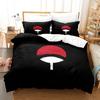 Amazon AliExpress dibujos animados fuego sombra nube ojo rueda de sangre tres piezas impresión digital 3D Ropa de cama rojo neto