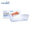Molde para Panqué Largo de Vidrio para Panadero Francés Molde para Pan Plato para Arroz al Horno Vidrio de Alto Borosilicato Resistente al Calor Molde para Hornear