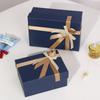 Caja de Regalo con Lazo Cielo Azul y Tierra, Caja de Regalo para Cumpleaños de Niño, Caja de Embalaje para Termo, Caja de Regalo, Caja Vacía, Papel