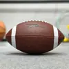 Balón de fútbol americano transfronterizo de PU cosido a máquina tamaño 3, 6, 9 para niños y adultos, entrenamiento y competición, antideslizante, hecho a medida, en stock