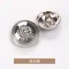 Corona de Hongo Metal Pequeña Fragancia Abrigo Ropa Gabardina Ropa de Lana Botones Sensación de Alta Gama