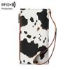 Cross-border Nova RFID Anti-roubo Escova Carteira Feminina Europeia e Americana Retro Zipper Carteira Multifuncional Três Dobras Longa Carteira