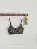 Sutiã Costas Beauty Sem Costura com Suporte, Fragrância Pele de Leite, Múltiplos Estilos de Uso, Roupa Íntima Líquida Base, Bojo Fixo Estampa de Leopardo Lingerie Sexy