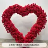Estilo Transfronteiriço Arco em Forma de Coração Decoração de Arte em Ferro Floral Adereços de Palco para Casamento Arranjo de Casamento ao Ar Livre Suporte de Flores para Cenário