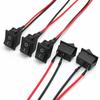 KCD1 com interruptor de barco com fio 15*21MM dois estágios interruptor basculante com fio de solda dispensador de água balança eletrônica interruptor de alimentação