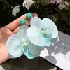 Sol Quente~ Fotos de Viagem de Verão na Praia Brincos de Flor Orquídea Borboleta Gigante para Mulheres Brincos Estilosos Exagerados
