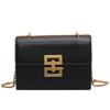 Bolsa Feminina Bolsa de Ombro da Moda Nova Bolsa Feminina Retrô Europeia e Americana Corrente da Moda Pequena Bolsa Quadrada Fecho Criativo Transversal Bolsa Feminina