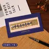 Marcador de texto regla metálica estilo chino clásico de alta gama exquisito inspirador cultural y creativo recuerdo regalo práctico personalización