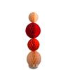 Popular bola de favo de mel colorida flor de papel sanfonada bola pilar marcador de corredor feito à mão festivo suprimentos de casamento decoração fábrica direta